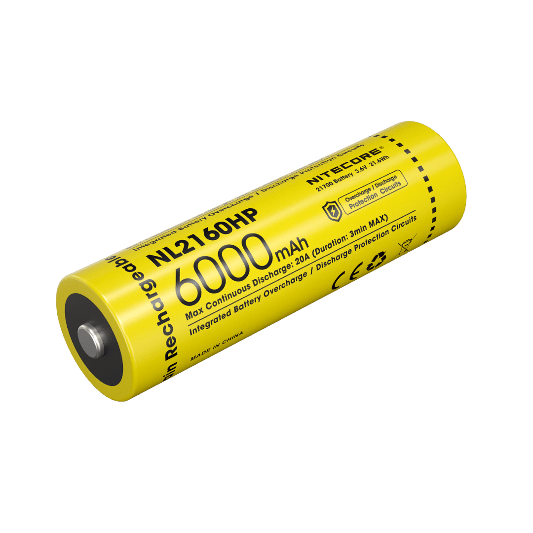 NL2160HP (21700 - 6000mAh - 20A) - Nitecore Singapore